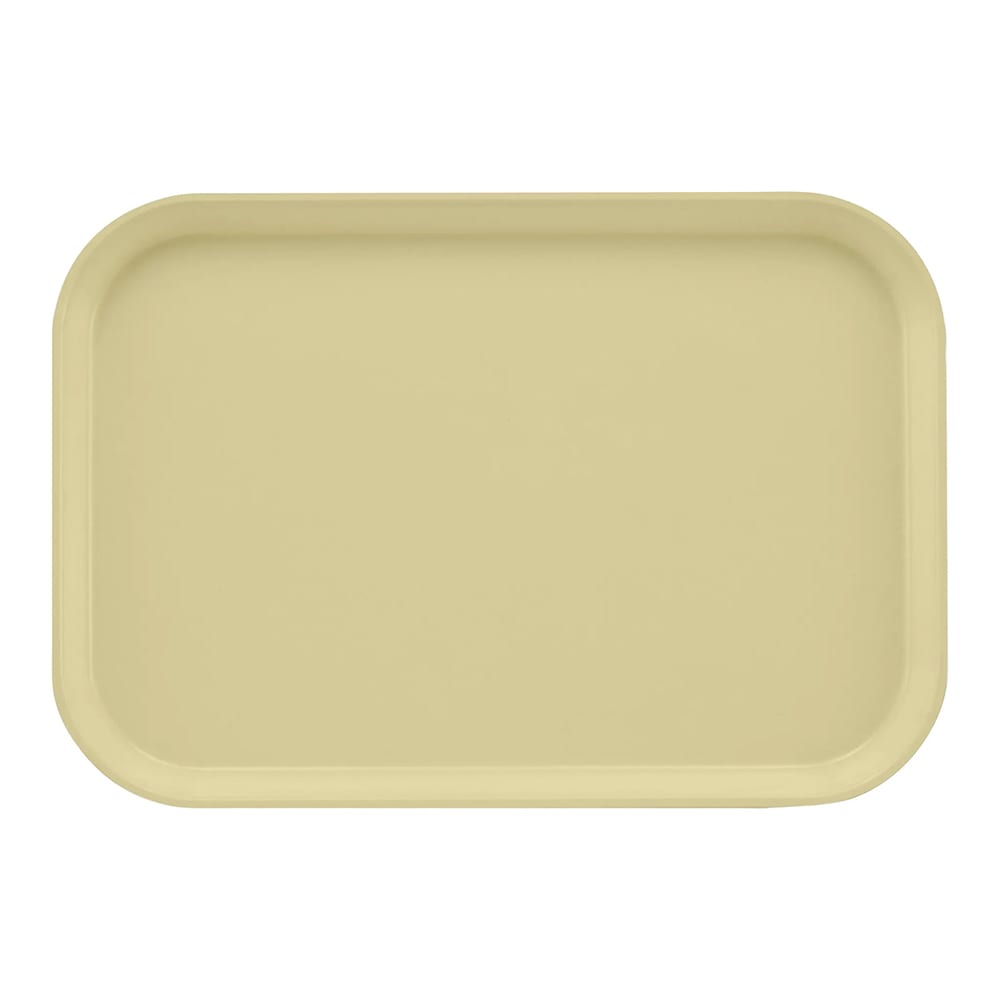 144-1015536 Fiberglass Camtray® Cafeteria Tray Insert - 15"L x 10 1/10" W, Lemon Chiffo...