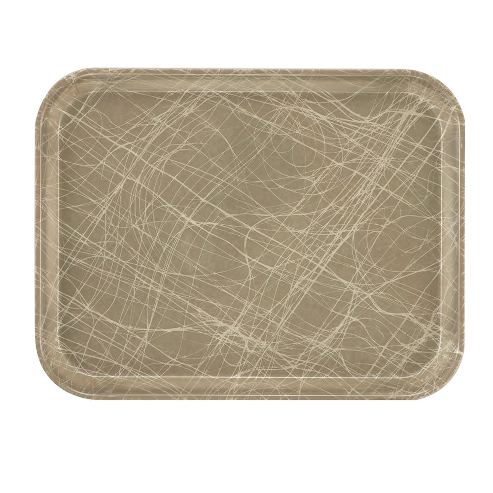 144-1015215 Fiberglass Camtray® Cafeteria Tray Insert - 15"L x 10 1/10" W, Abstract Gra...