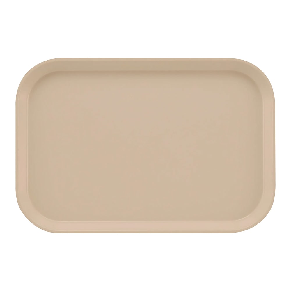 144-1116106 Fiberglass Camtray® Cafeteria Tray Insert - 15 4/5"L x 10 4/5"W, Light Peac...