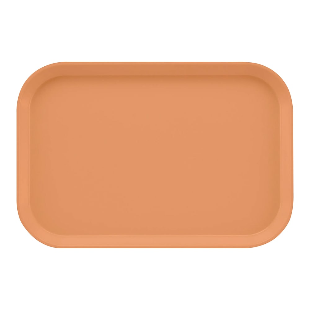144-1116117 Fiberglass Camtray® Cafeteria Tray Insert - 15 4/5"L x 10 4/5"W, Dark Peach