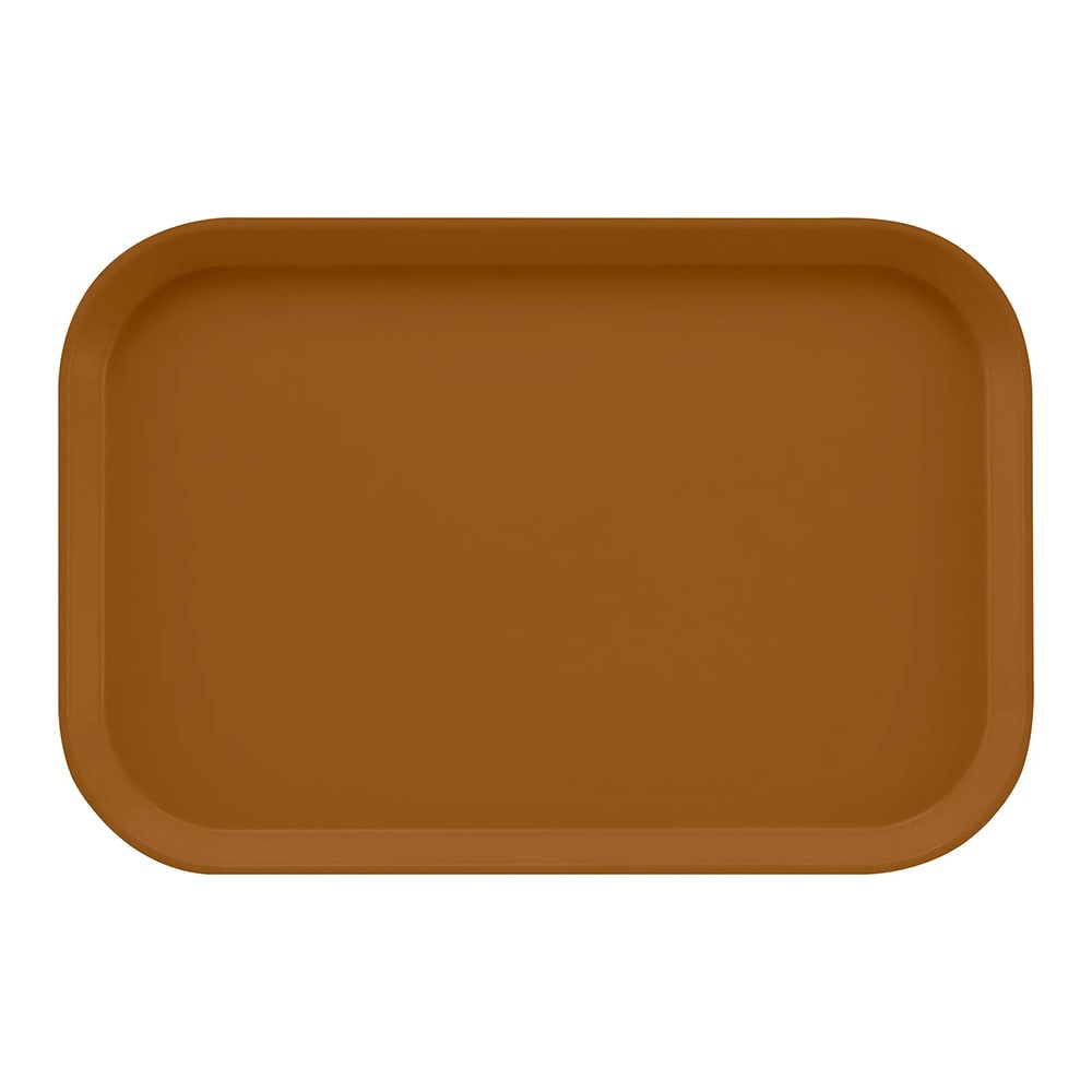 144-1116508 Fiberglass Camtray® Cafeteria Tray Insert - 15 4/5"L x 10 4/5"W, Suede Brow...