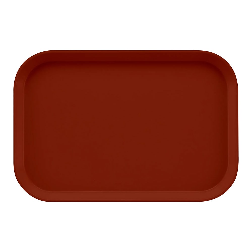 144-1116501 Fiberglass Camtray® Cafeteria Tray Insert - 15 4/5"L x 10 4/5"W, Real Rust