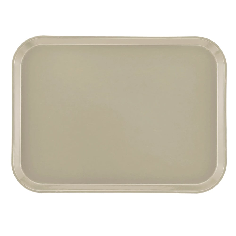144-1216104 Fiberglass Camtray® Cafeteria Tray - 16 3/10" L x 12"W, Desert Tan