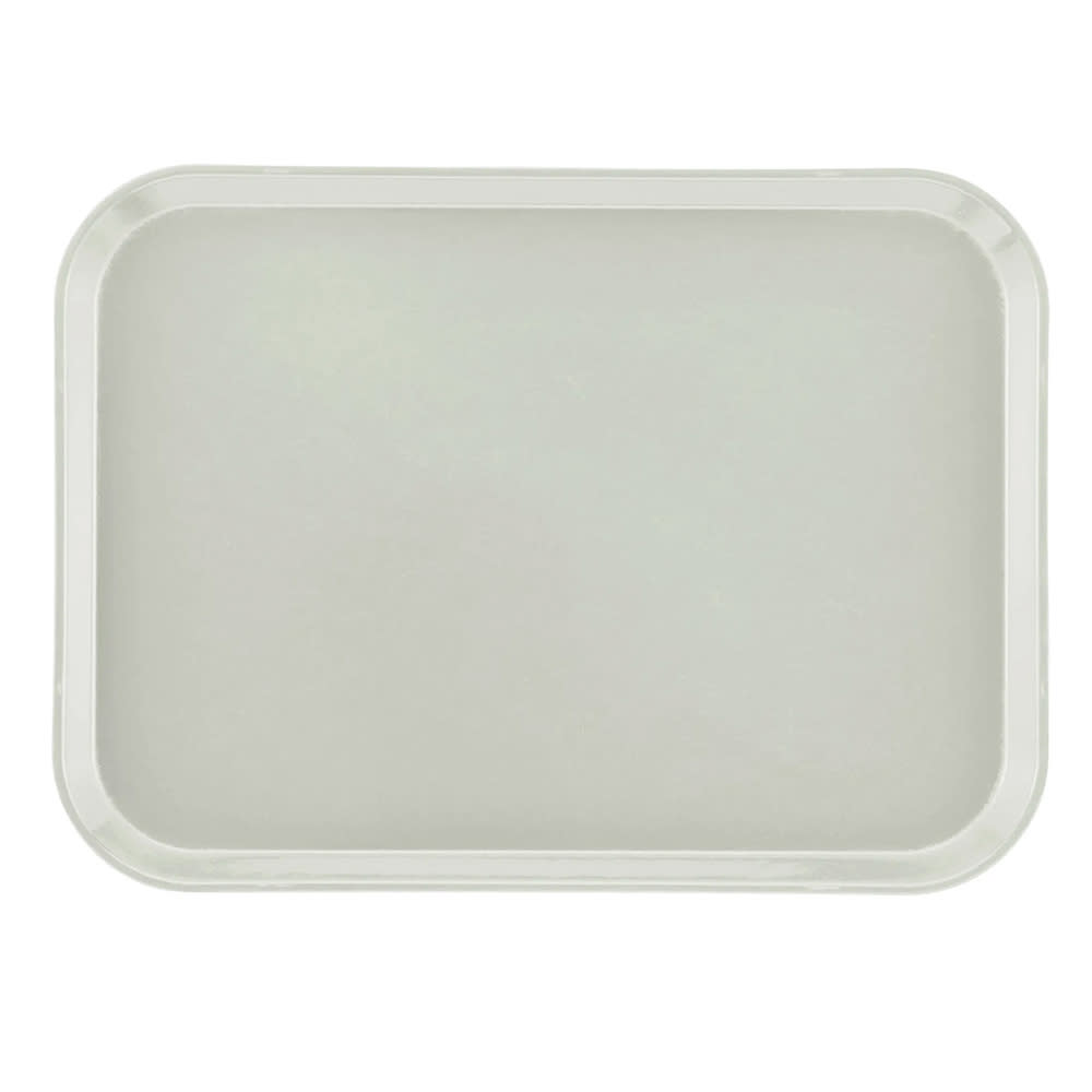 144-1216101 Fiberglass Camtray® Cafeteria Tray - 16 3/10" L x 12"W, Antique Parchment