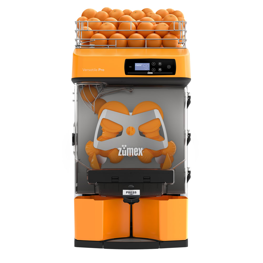 630-10216ORG Cold Press Automatic Feed Citrus Juicer - (27) Fruits/Minute, Safety Detectors, 380W...