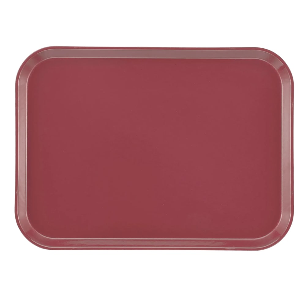 144-1216410 Fiberglass Camtray® Cafeteria Tray - 16 5/16" L x 12"W, Raspberry Cream