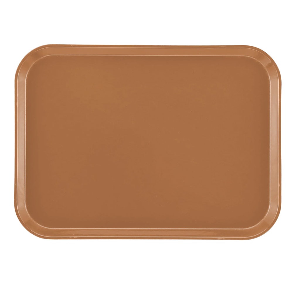 144-1216508 Fiberglass Camtray® Cafeteria Tray - 16 5/16" L x 12"W, Suede Brown