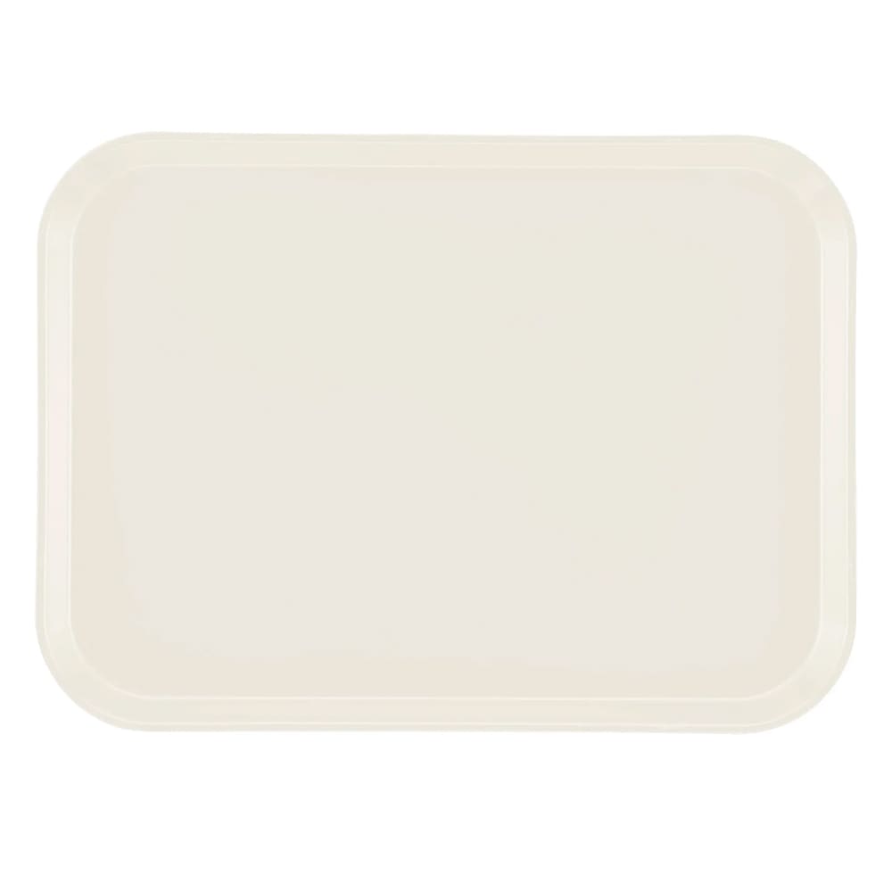 144-1216538 Fiberglass Camtray® Cafeteria Tray - 16 5/16" L x 12"W, Cottage White