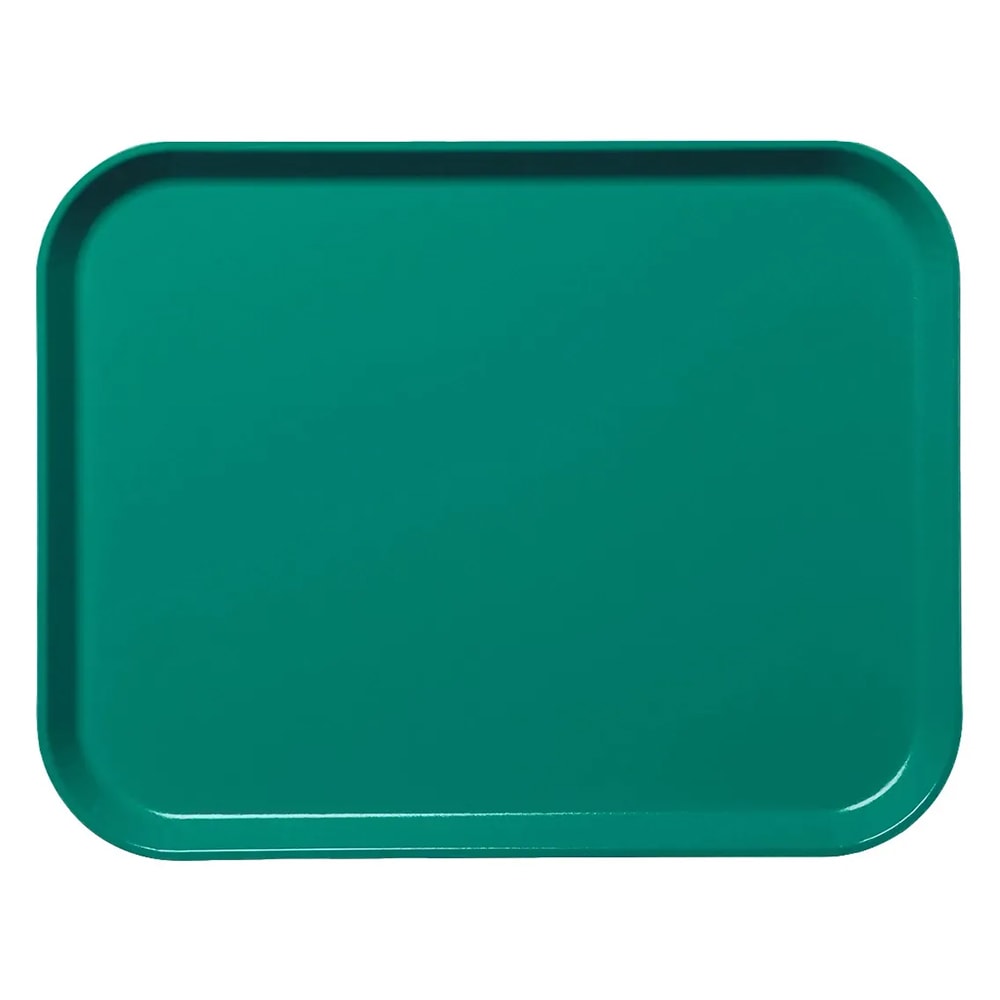 144-1216CL162 Fiberglass Camlite® Cafeteria Tray - 16 5/16" L x 12"W, Green