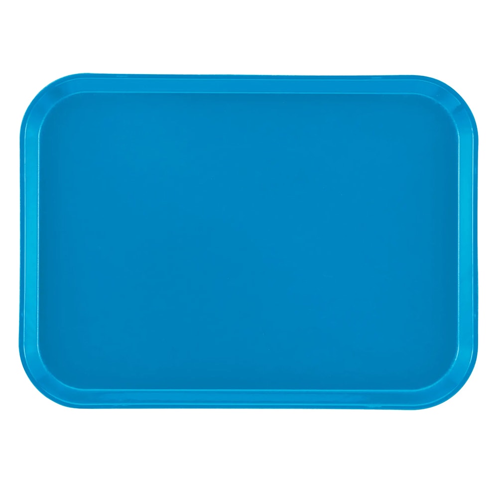 144-1318105 Fiberglass Camtray® Cafeteria Tray - 17 3/4"L x 12 3/5" W, Horizon Blue