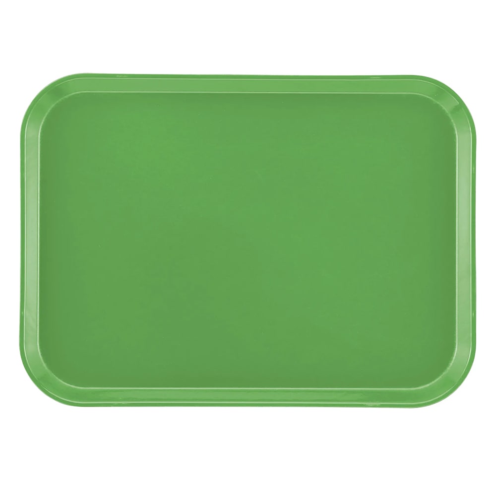 144-1318113 Fiberglass Camtray® Cafeteria Tray - 17 3/4"L x 12 3/5" W, Limeade