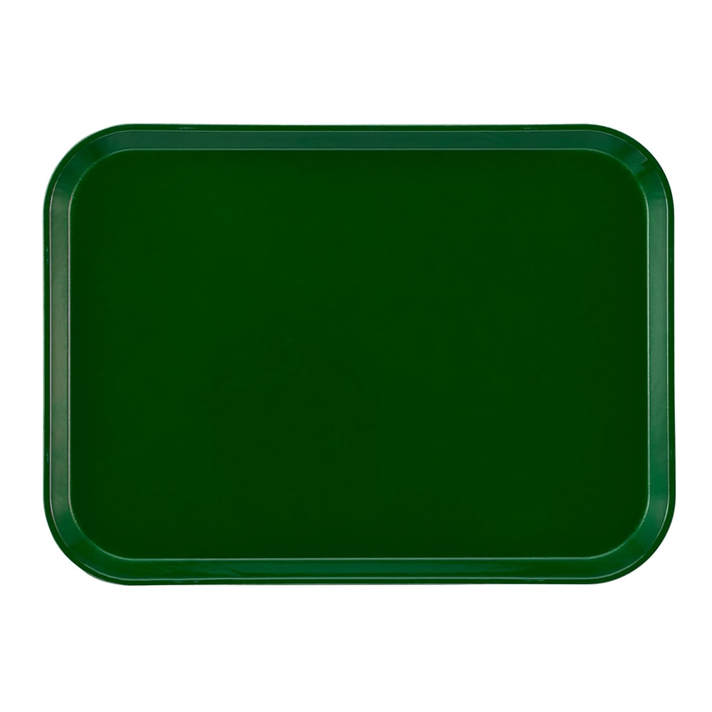 144-1318119 Fiberglass Camtray® Cafeteria Tray - 17 3/4"L x 12 3/5" W, Sherwood Green