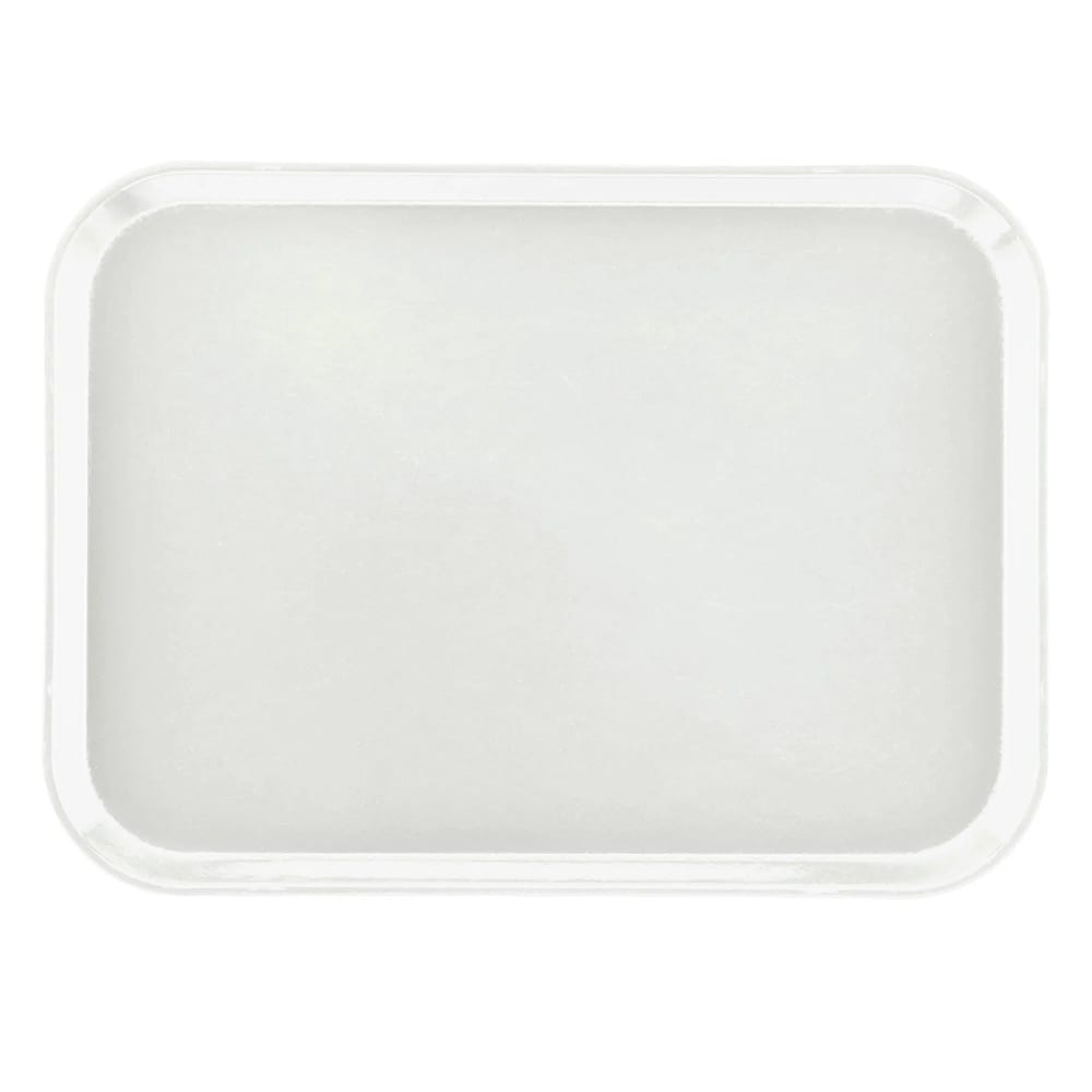 144-1318148 Fiberglass Camtray® Cafeteria Tray - 17 3/4"L x 12 3/5" W, White