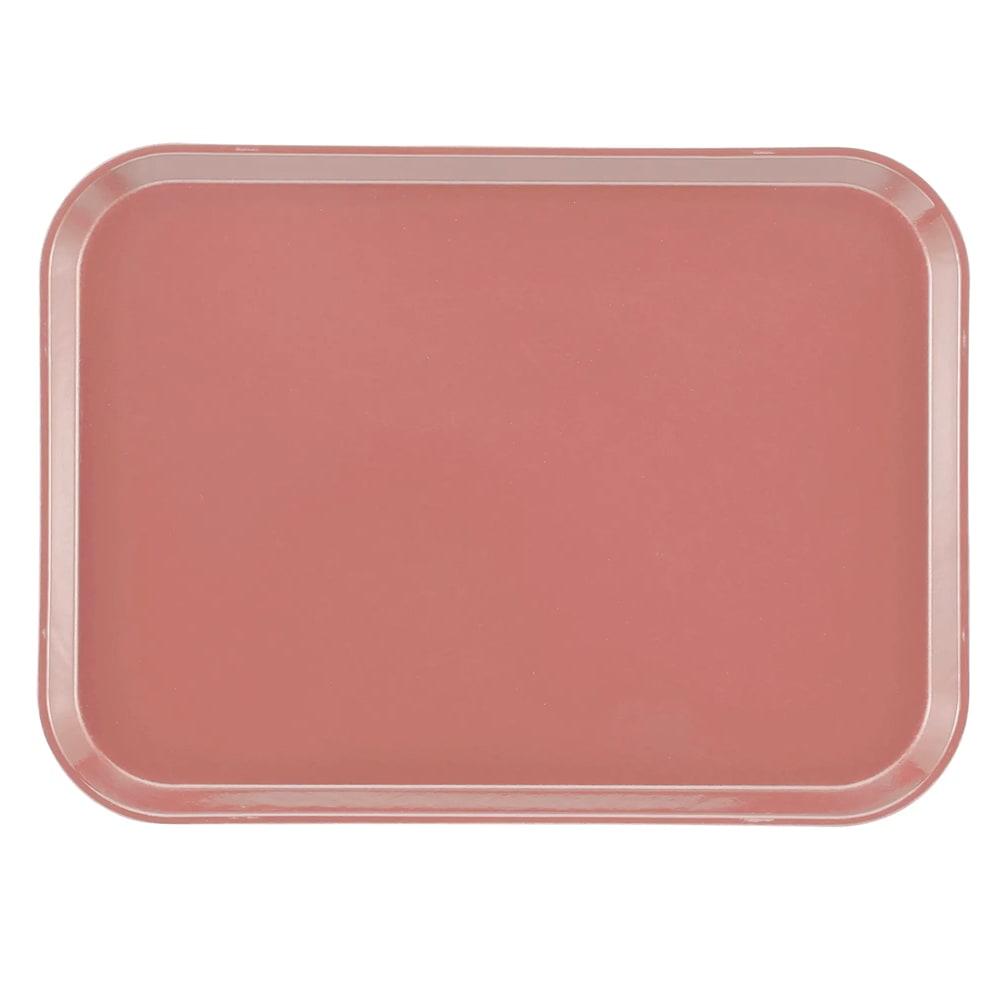 144-1318409 Fiberglass Camtray® Cafeteria Tray - 17 3/4"L x 12 3/5" W, Blush