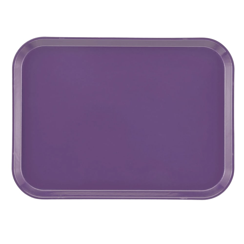 144-1318551 Fiberglass Camtray® Cafeteria Tray - 17 3/4"L x 12 3/5" W, Grape