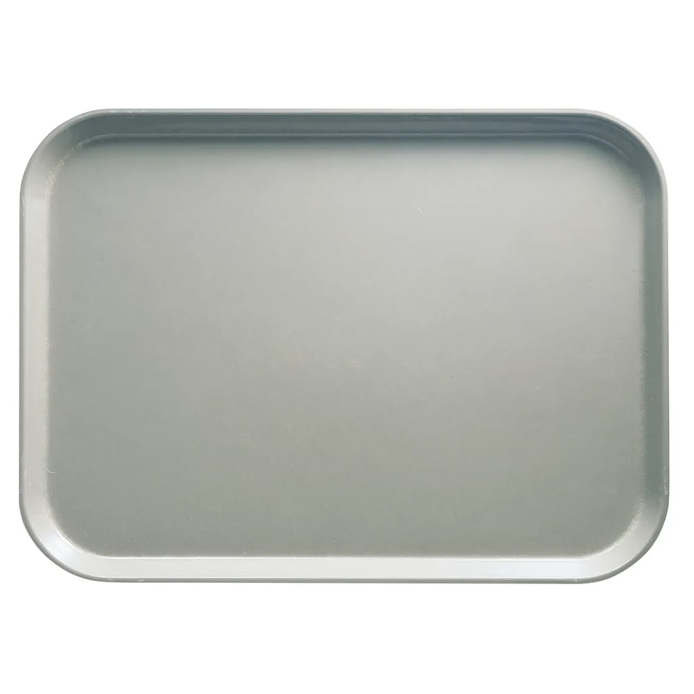 144-1418107 Fiberglass Camtray® Cafeteria Tray - 18"L x 14"W, Pearl Gray