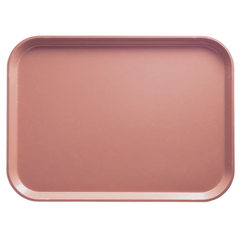 144-1418409 Fiberglass Camtray® Cafeteria Tray - 18"L x 14"W, Blush