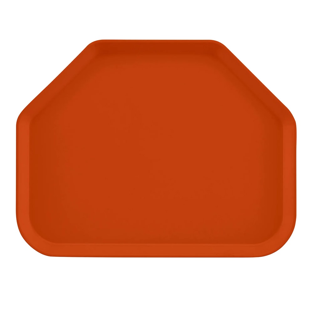 144-1418TR220 Fiberglass Camtray® Cafeteria Tray - 18"L x 14"W, Citrus Orange
