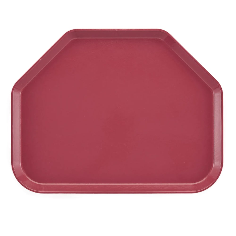 144-1422TR410 Fiberglass Camtray® Cafeteria Tray - 22"L x 14"W, Raspberry Cream