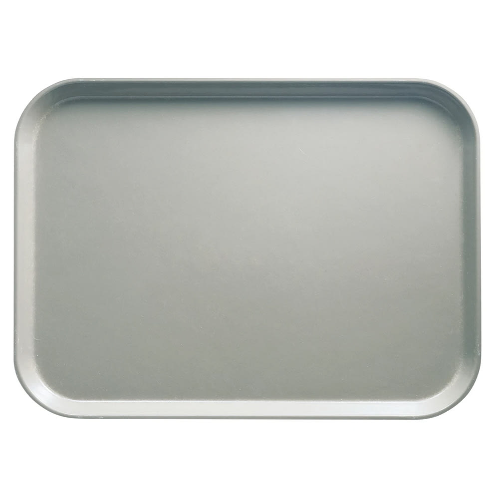 144-1520107 Fiberglass Camtray® Cafeteria Tray - 20 1/4"L x 15"W, Pearl Gray