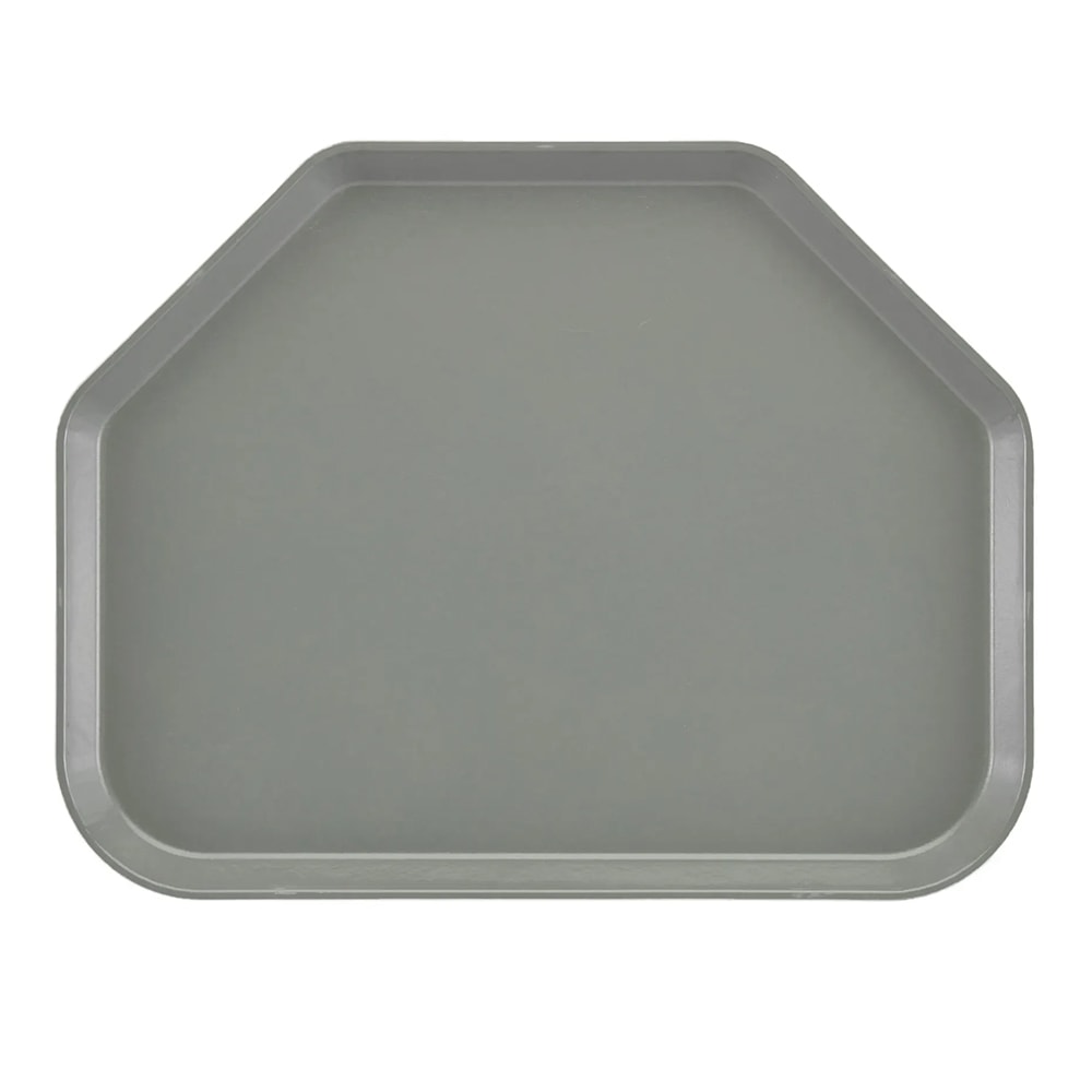 144-1520TR107 Fiberglass Camtray® Cafeteria Tray - 19 1/2"L x 14 1/2"W, Pearl Gray