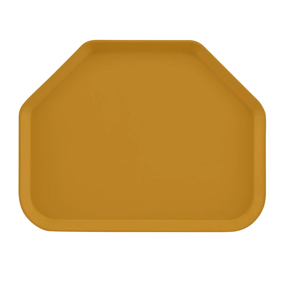 144-1520TR171 Fiberglass Camtray® Cafeteria Tray - 19 1/2"L x 14 1/2"W, Tuscan Gold