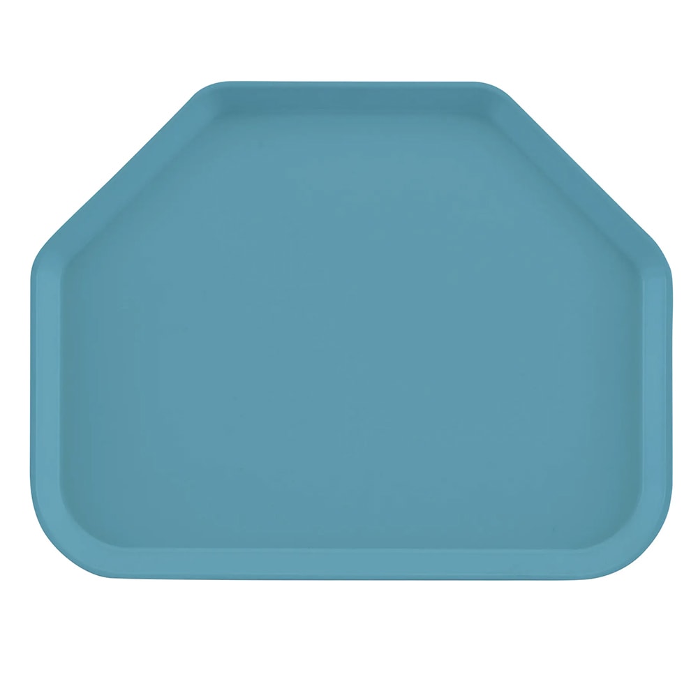 144-1520TR518 Fiberglass Camtray® Cafeteria Tray - 19 1/2"L x 14 1/2"W, Robin Egg Blue