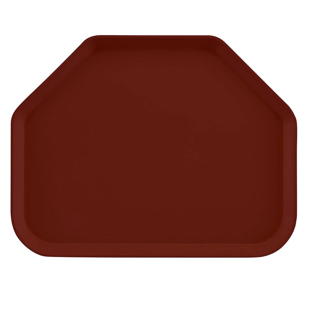 144-1520TR501 Fiberglass Camtray® Cafeteria Tray - 19 1/2"L x 14 1/2"W, Real Rust