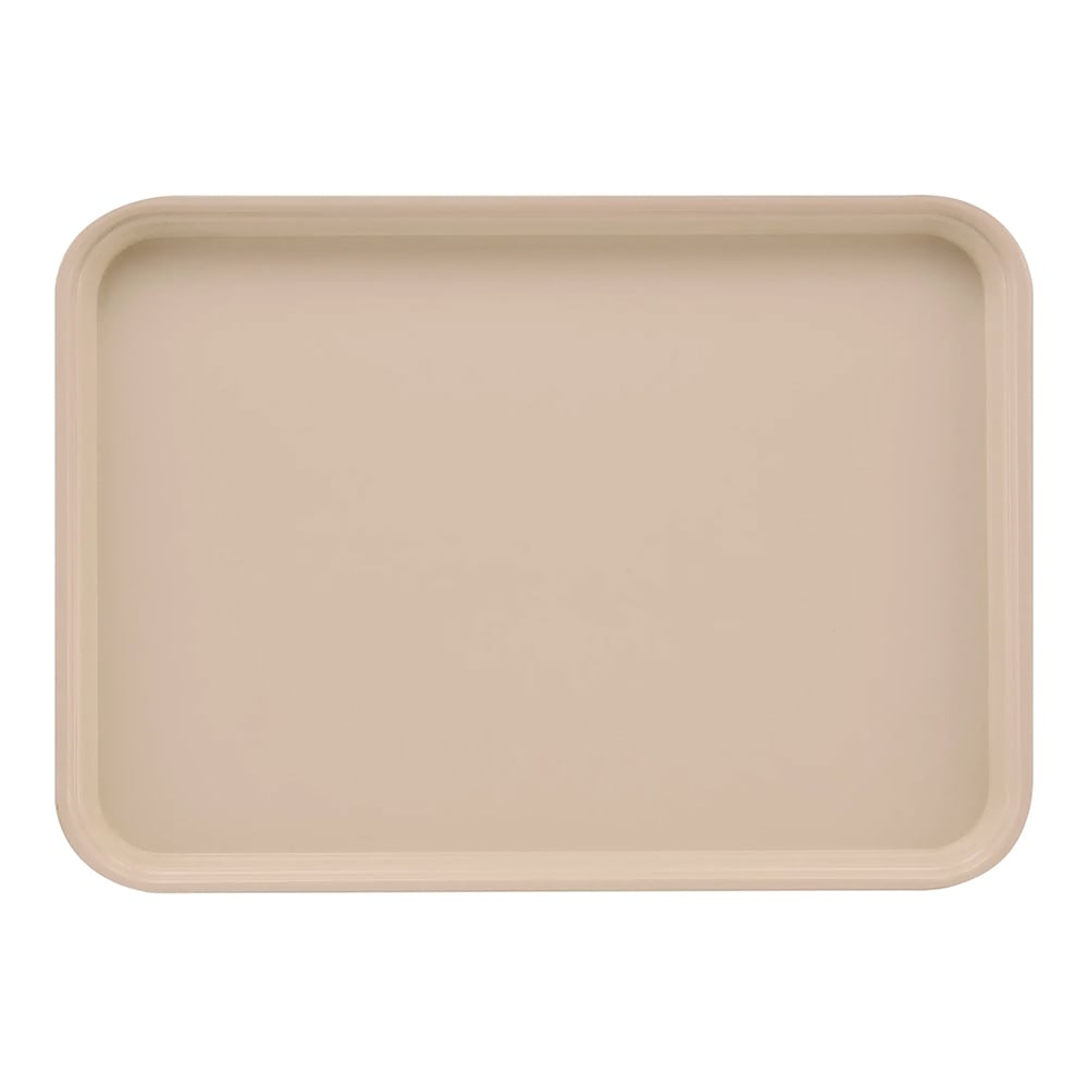 144-1622106 Fiberglass Camtray® Cafeteria Tray - 22"L x 16"W, Light Peach