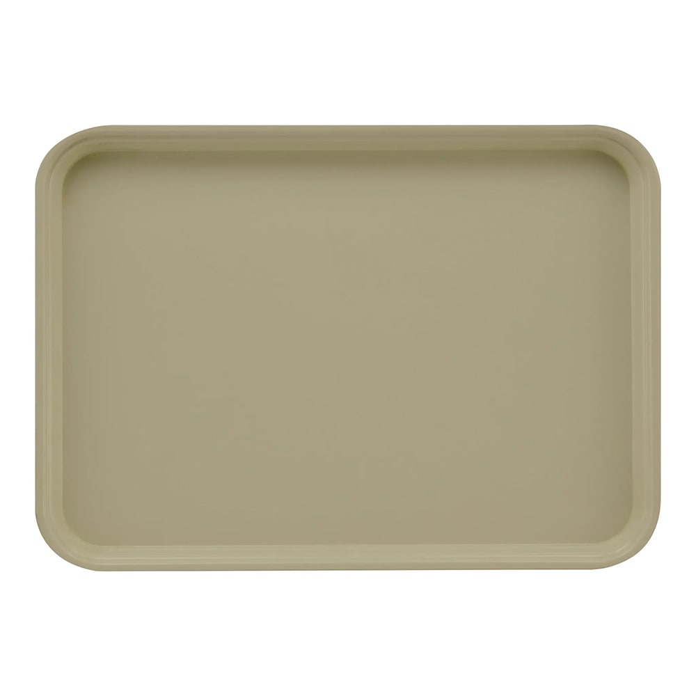 144-16225104 Fiberglass Camtray® Cafeteria Tray -  22 1/2"L x 16 1/2"W, Desert Tan