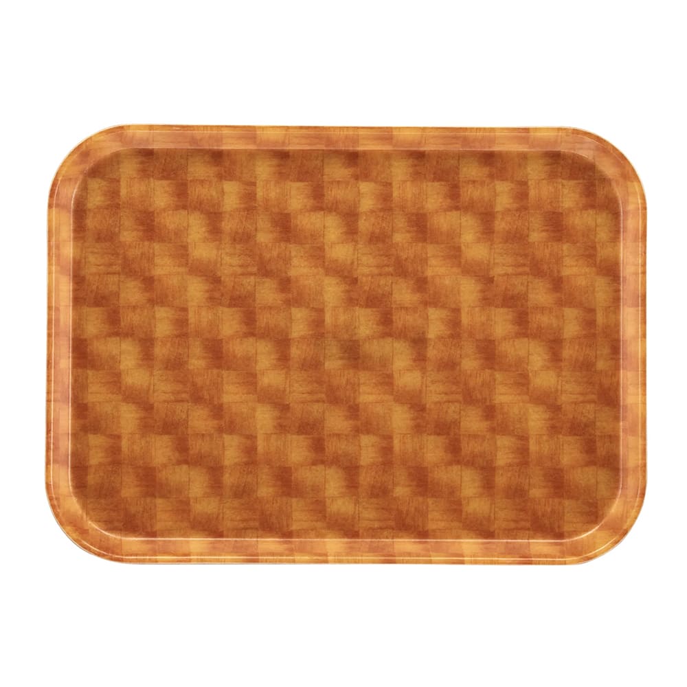 144-1826302 Fiberglass Camtray® Cafeteria Tray - 25 3/4"L x 17 4/5"W, Light Basketweave