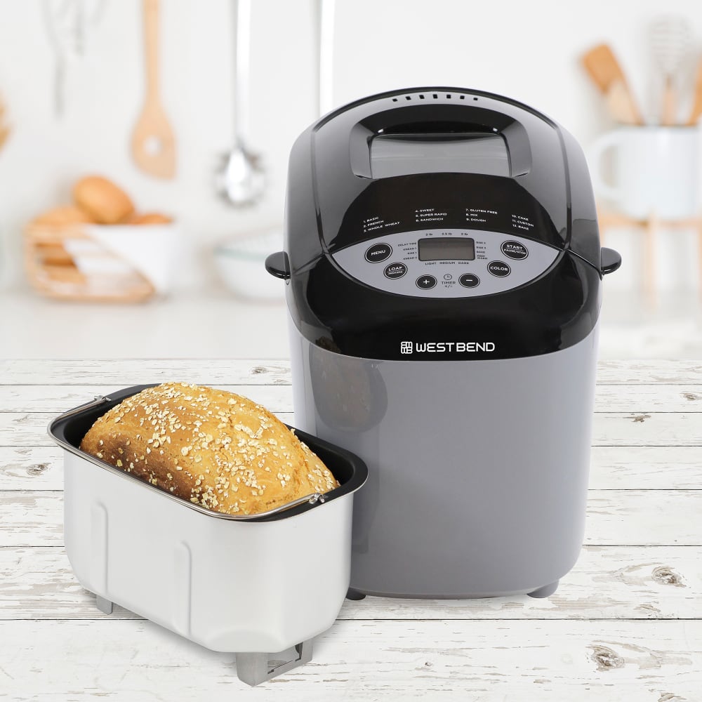 West Bend Hi-Rise Bread Maker with 12 Preset Digital Controls - Thumbnail 2
