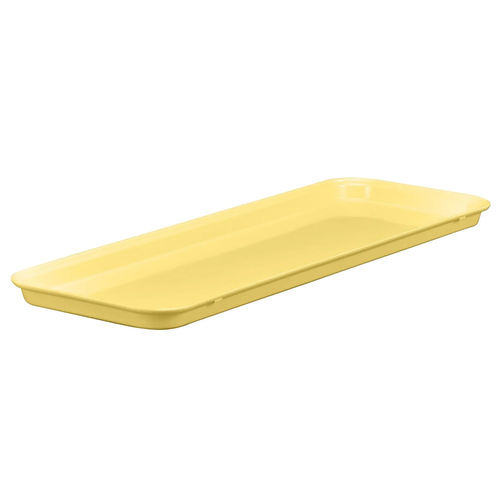 144-926MT145 Rectangular Market Display Tray - 9" x 25 9/16" x 1", Yellow