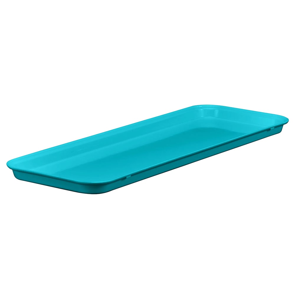 144-926MT140 Rectangular Market Display Tray - 8 7/8" x 25 9/16" x 1", Green