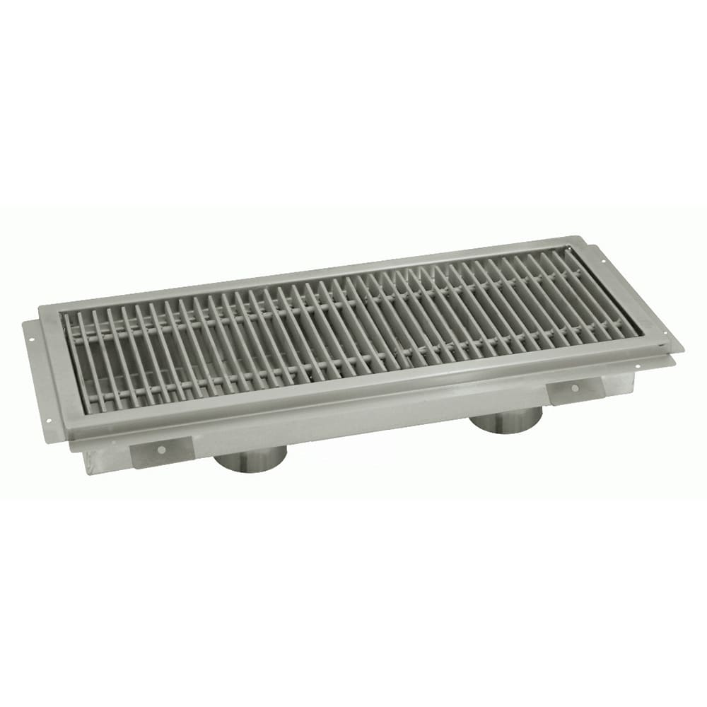 009-FFTG12120 Floor Trough - Fiberglass Grating, 12" x 120" x 4"