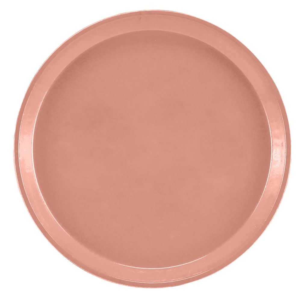 144-1100409 11" Round Serving Camtray -  Fiberglass, Blush