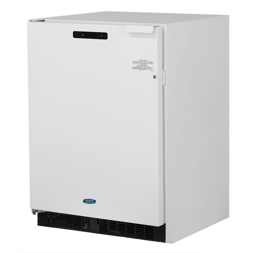 923-MS24RFS4LW 23 7/8" Scientific Undercounter Medical Refrigerator/Freezer w/ Solid Door -...