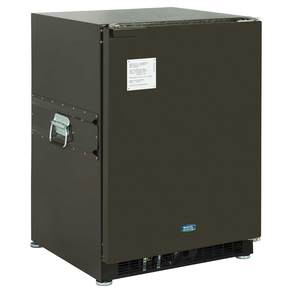 923-MS24RFSGRG 25 7/8" Scientific Undercounter Medical Refrigerator/Freezer w/ Solid Door -...