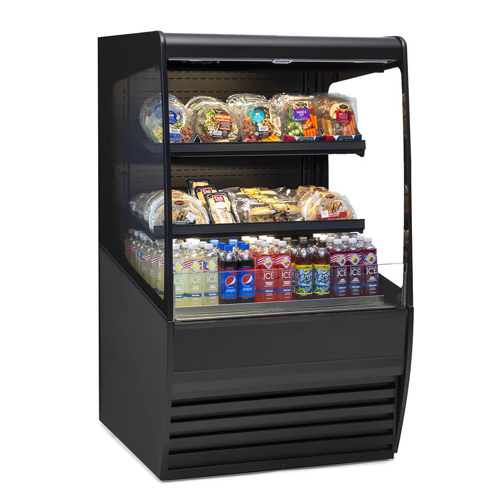 204-VRSS4860CSLD 47 1/4" Vision Series Vertical Open Air Cooler w/ (3) Levels, 208-240v