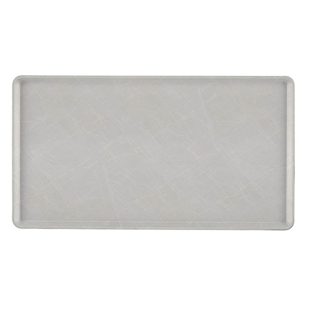 144-1216D215 Rectangular Dietary Tray - For Patient Feeding, 12" x 16", Abstract Gray
