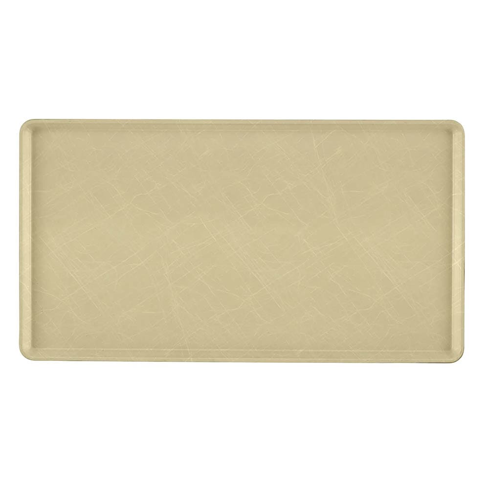 144-1219D214 Rectangular Dietary Tray - For Patient Feeding, 12" x 19", Abstract Tan