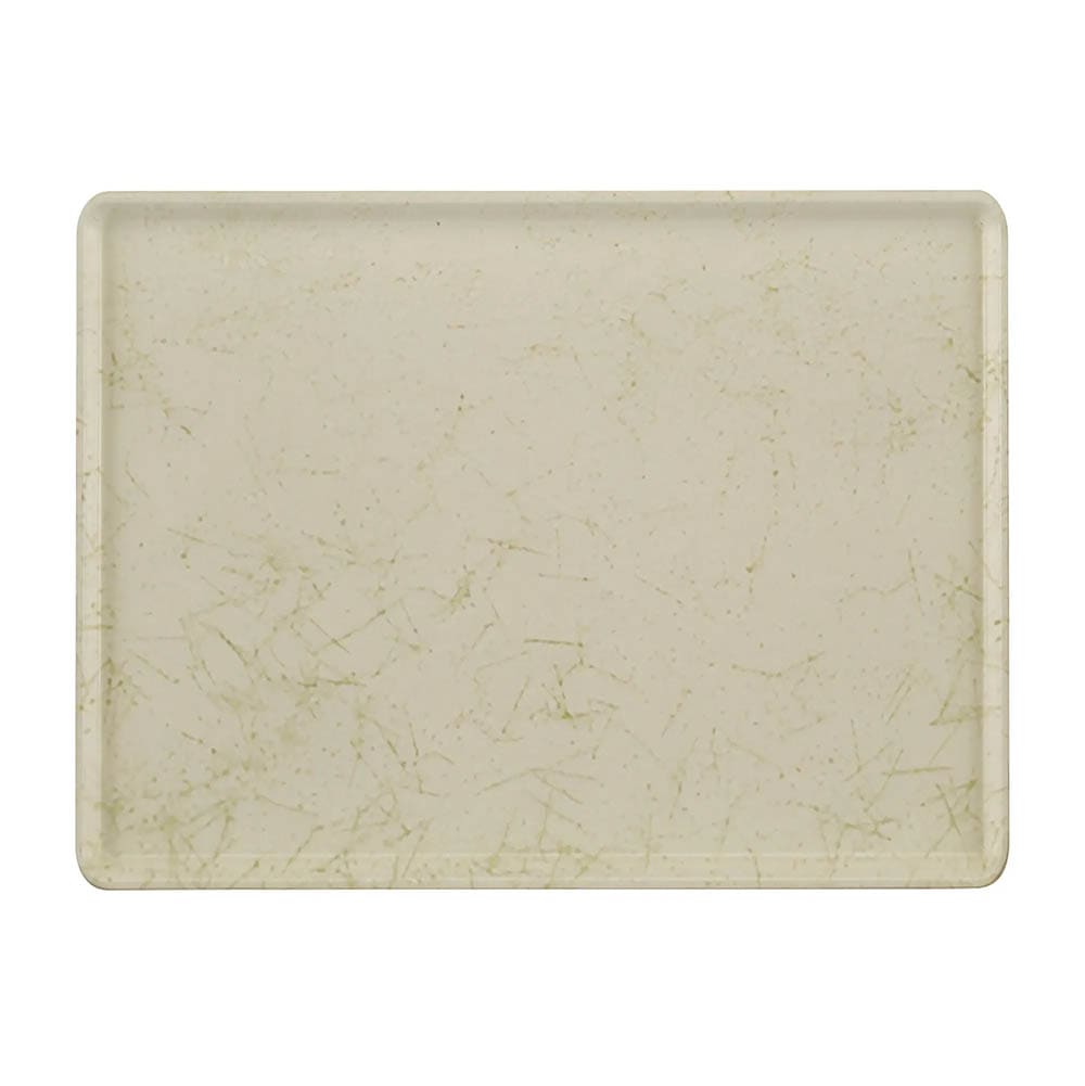 144-1219D526 Rectangular Dietary Tray - For Patient Feeding, 12" x 19", Antique Parchme...