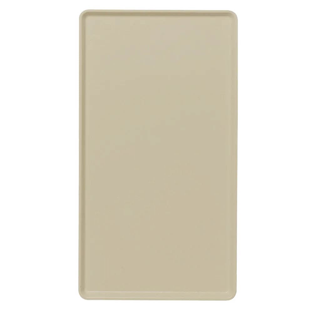 144-1220D104 Rectangular Dietary Tray - For Patient Feeding, 12" x 20", Desert Tan