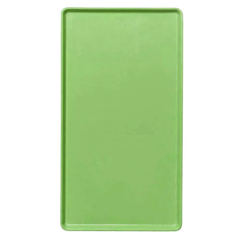 144-1220D113 Rectangular Dietary Tray - For Patient Feeding, 12" x 20", Limeade