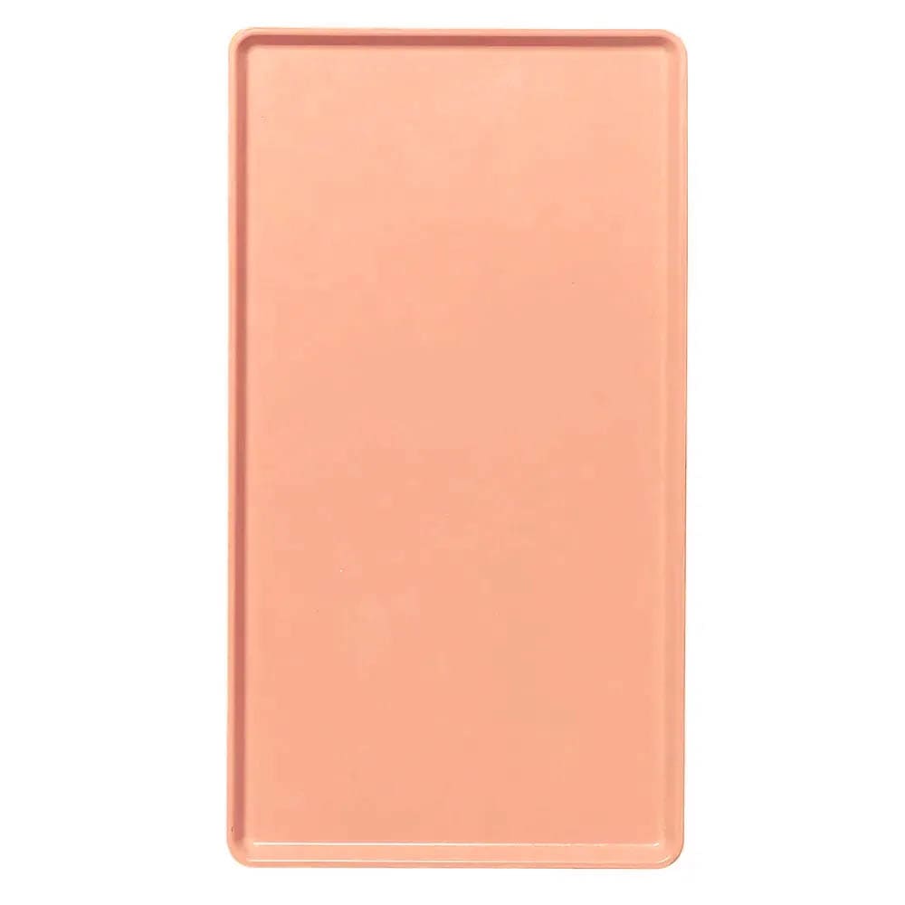 144-1220D117 Rectangular Dietary Tray - For Patient Feeding, 12" x 20", Dark Peach