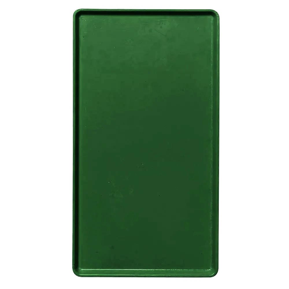 144-1220D119 Rectangular Dietary Tray - For Patient Feeding, 12" x 20", Sherwood Green