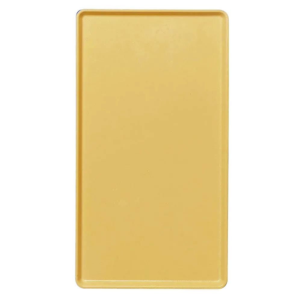 144-1220D171 Rectangular Dietary Tray - For Patient Feeding, 12" x 20", Tuscan Gold