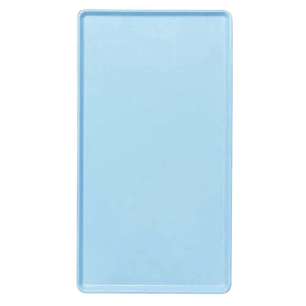144-1220D177 Rectangular Dietary Tray - For Patient Feeding, 12" x 20", Sky Blue