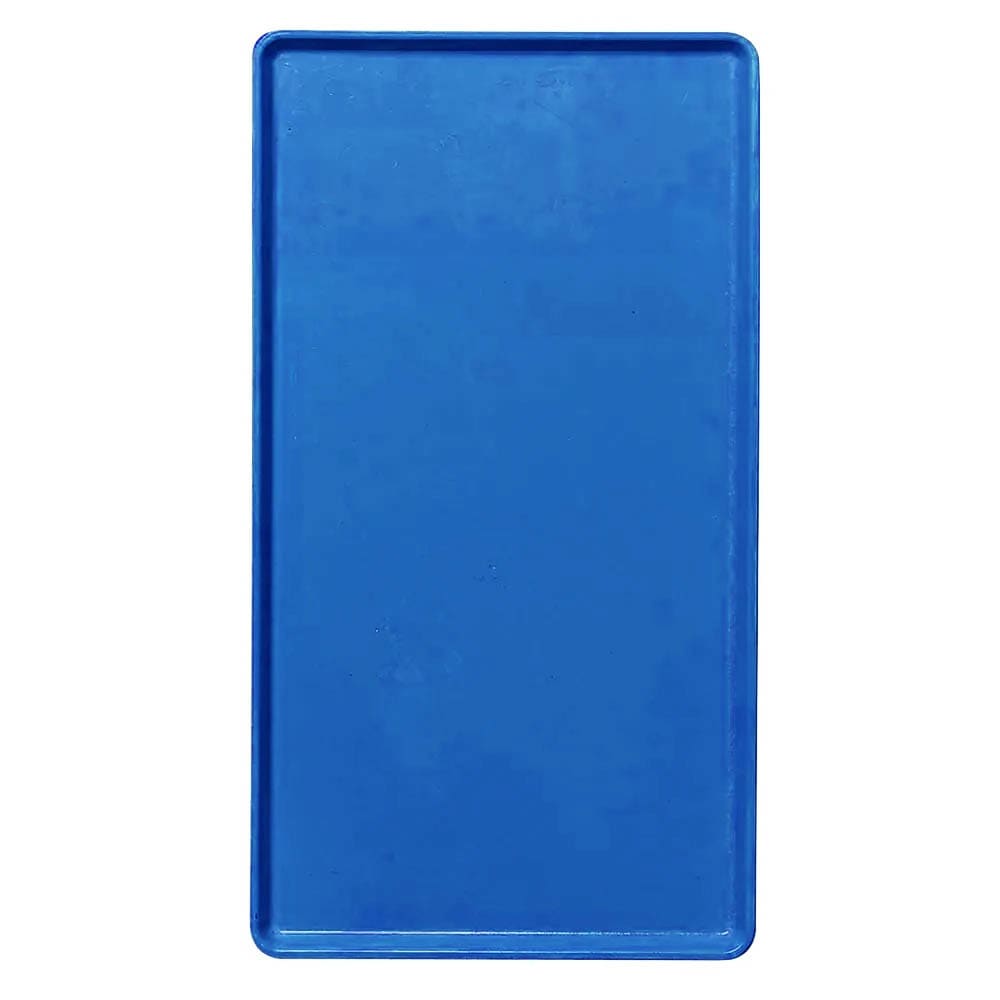 144-1220D123 Rectangular Dietary Tray - For Patient Feeding, 12" x 20", Amazon Blue