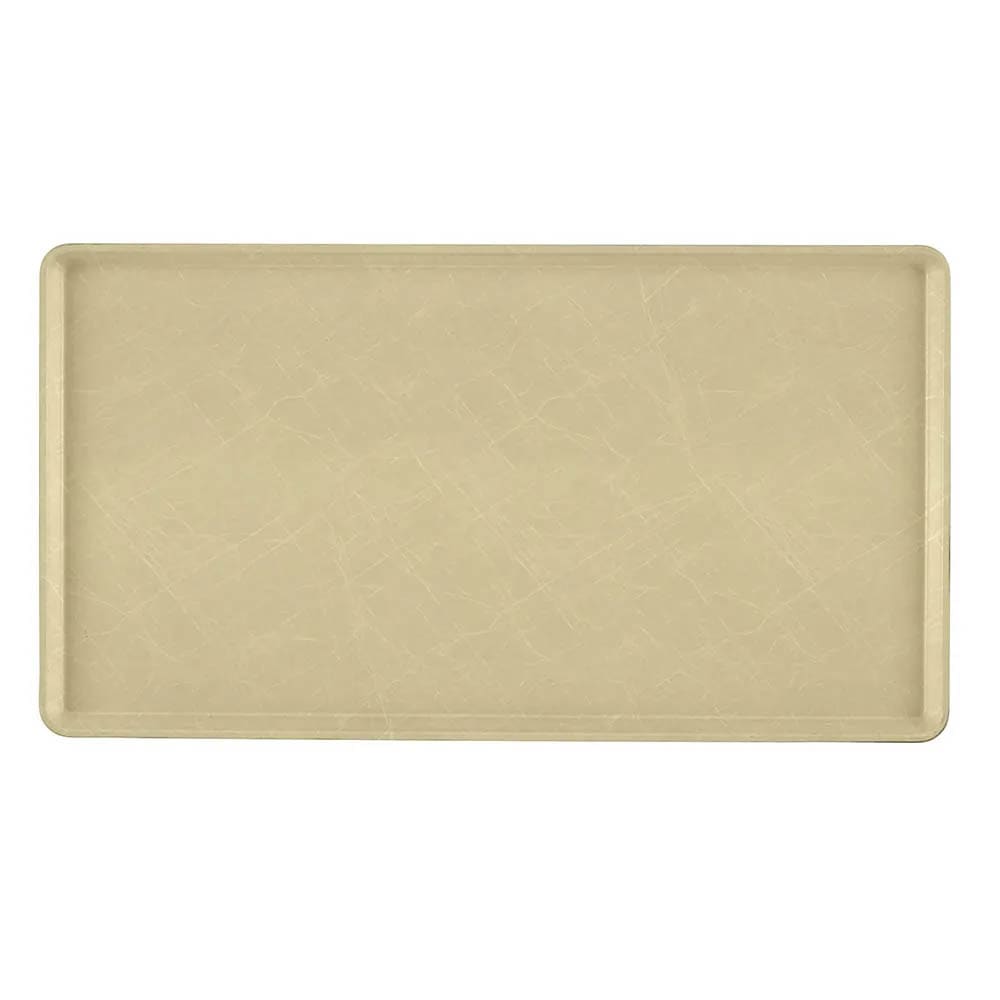 144-1220D214 Rectangular Dietary Tray - For Patient Feeding, 12" x 20", Abstract Tan